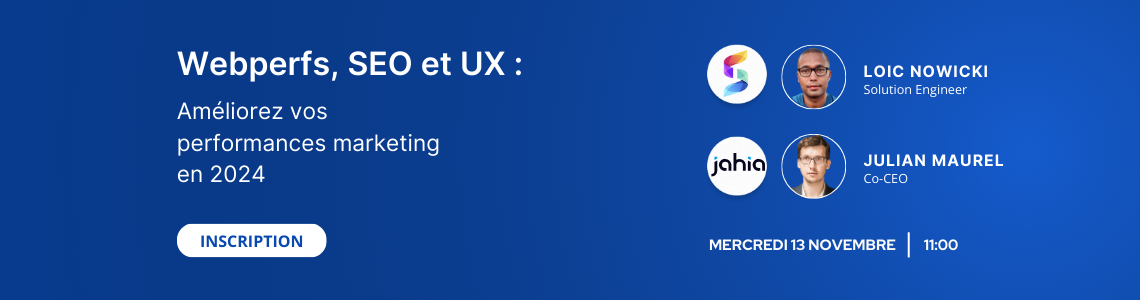 Webinaire dédié à l'amélioration des performances web et du SEO