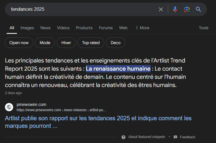 Tendances marketing de contenu 2025